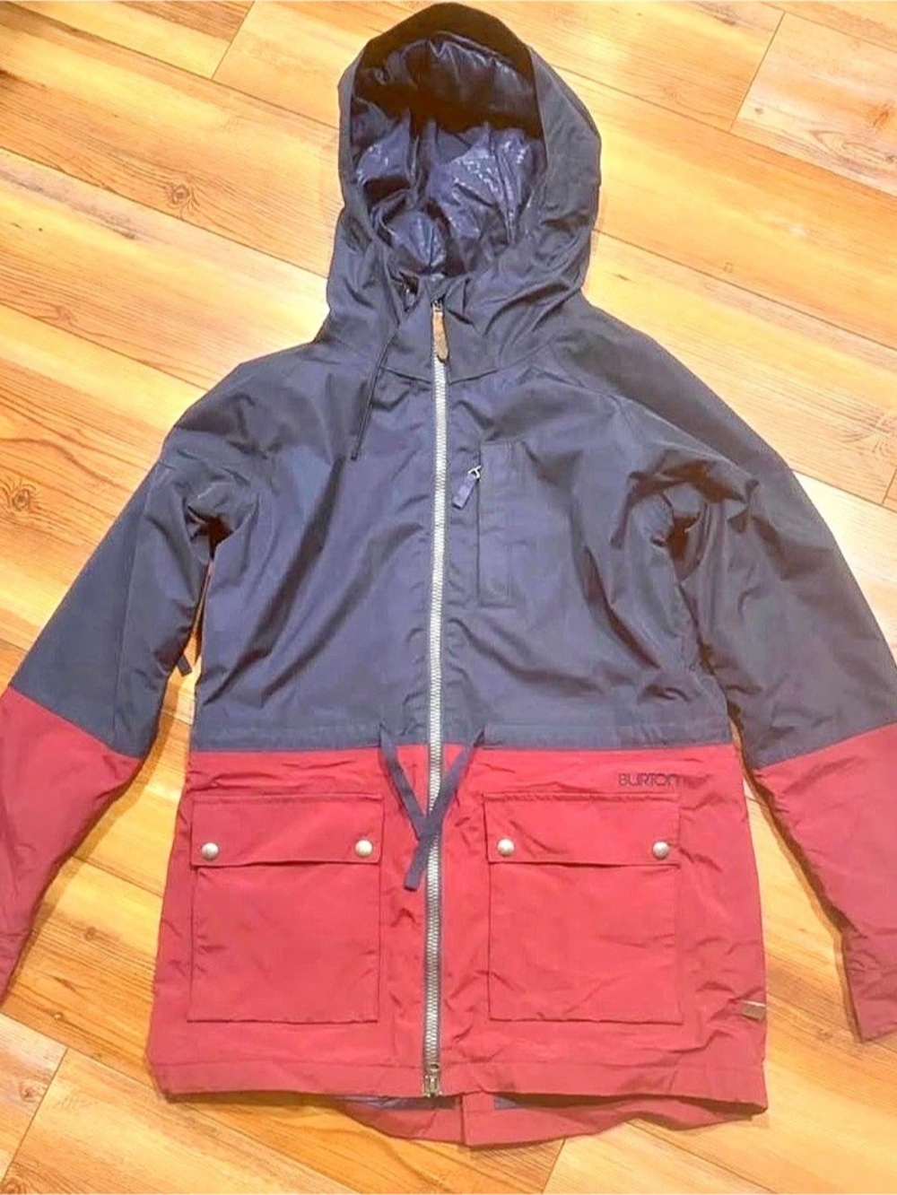 Burton Ski Jacket Blue & Red Size Small